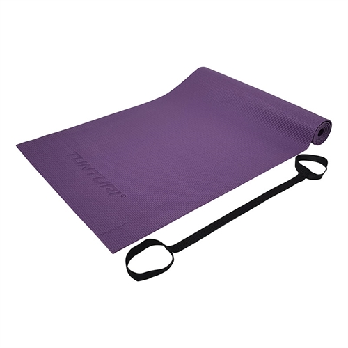 Tunturi PVC Yogammåtte - 4mm/Lilla